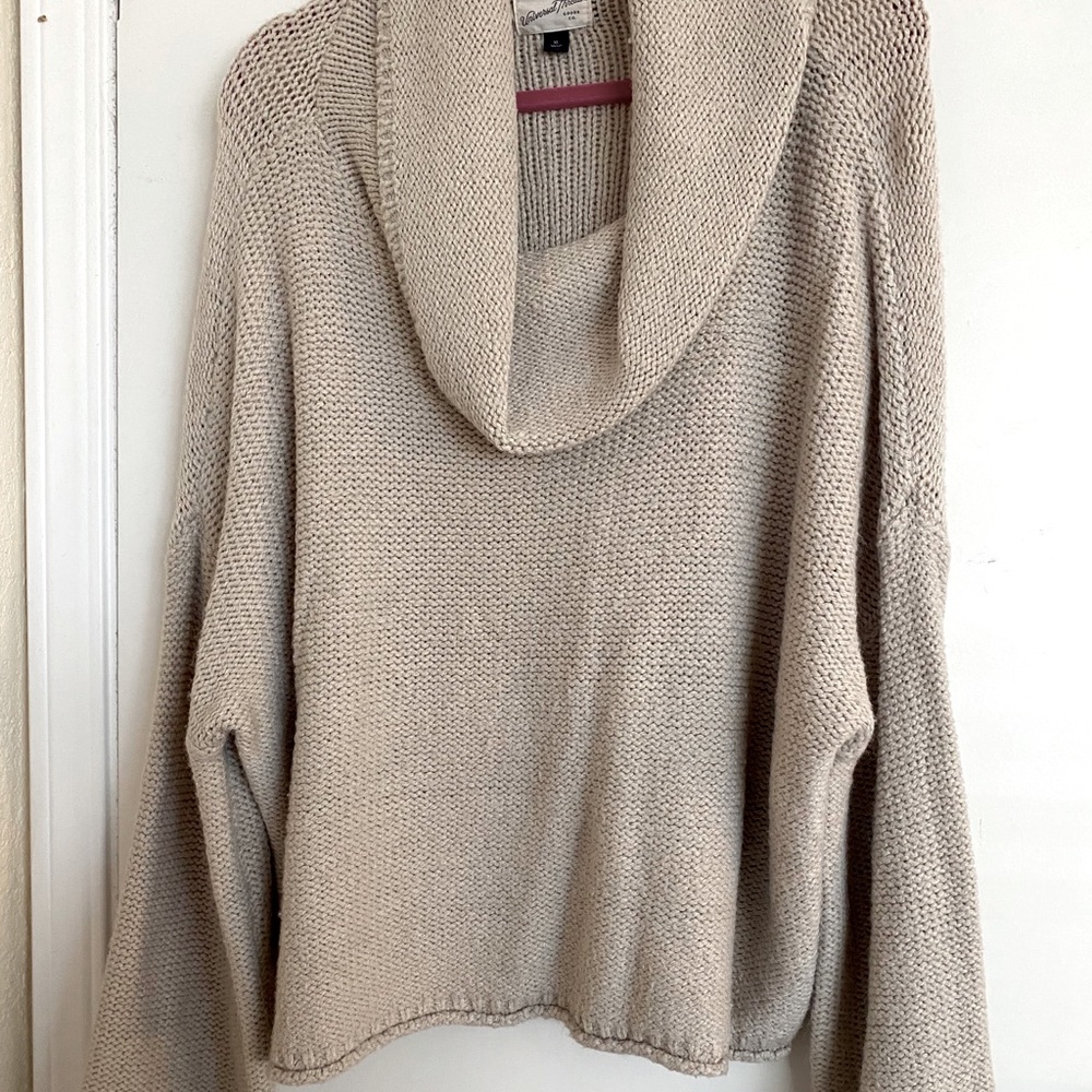 Beige Universal Thread Turtle Neck Sweater